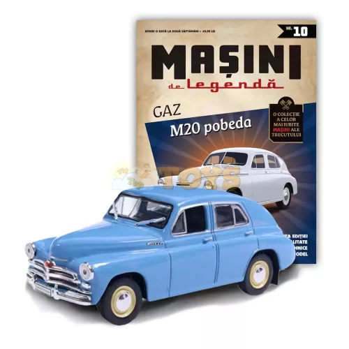 Legendás autók - GAZ M20 Pobeda kék - méretarány 1:43