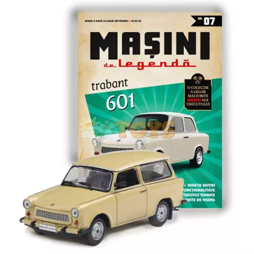 Legendás autók - Trabant 601 Universal sárga - méretarány 1:43