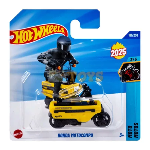Hot Wheels motor Honda Motocompo JBC03 Moto - Mattel
